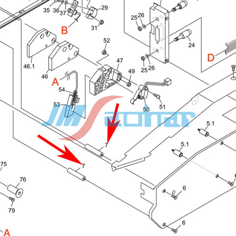 FUJI SMT NXT Feeder Part  W16MM PM41630 SPACER