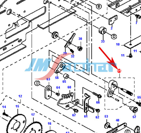 SMT JUKI FTF32-72MM Feeder STOPPER BLOCK E61267060A0