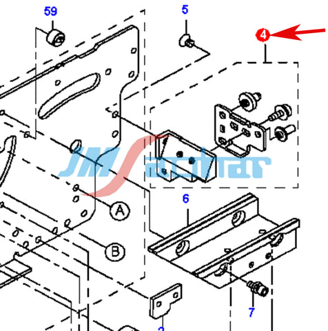 JUKI SMT FF44MM Feeder POSITIONING BLOCK 56 ASM E70097060B0A