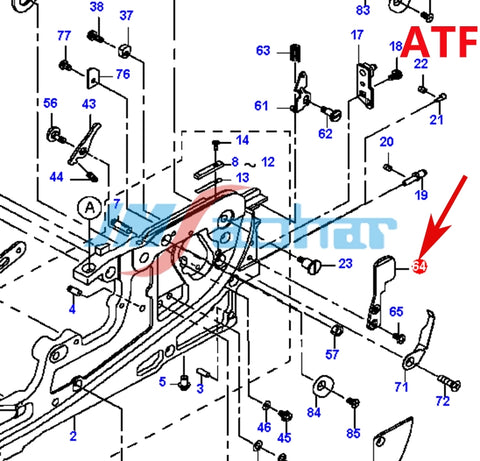 SMT JUKI Feeder Part  ATF CTF FF  E1214706000A FRONT BRACKET