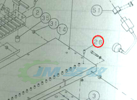 PANASONIC CM402 602 NPM feeder screw KXF0CTQAA00 N210143869AD