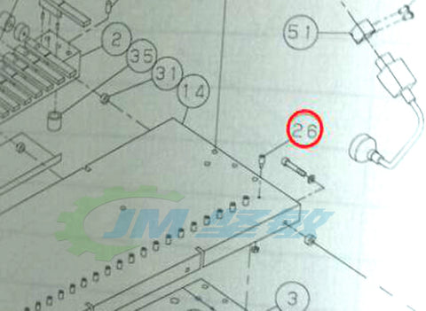 PANASONIC CM402 602 NPM feeder screw KXF0CTQAA00 N210143869AD