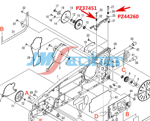 SMT FUJI NXT 8MM Feeder Tape Guide Spring PZ37451 PZ44260