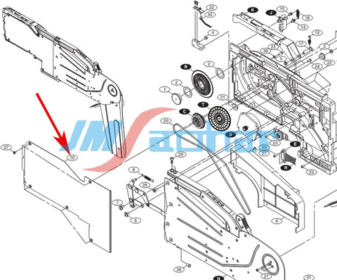 SAMSUNG Electric Feeder SME Side Cover Panel Blank12-88MM S70000093A FC15-000251A