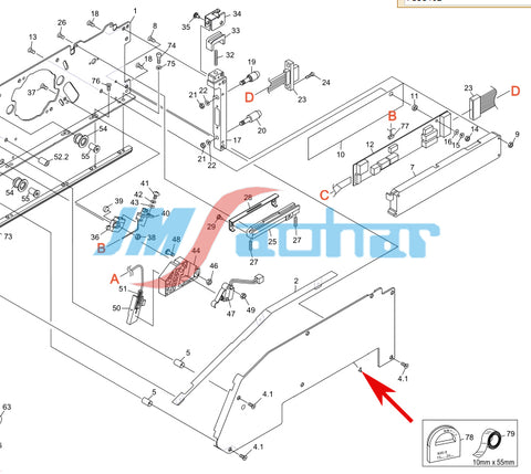 SMT FUJI NXT 8MM Feeder COVER  PB31462