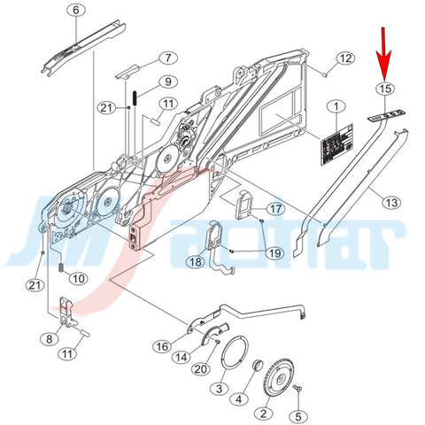 SMT YAMAHA Feeder Parts 8MM-72MM Feeder SWITCH OPERATION KHJ-MC1AA-00