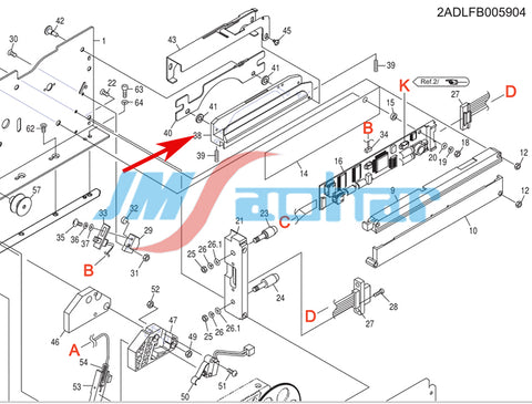 SMT FUJI NXT FEEDER W16F CHUTE 2MDLFB017901