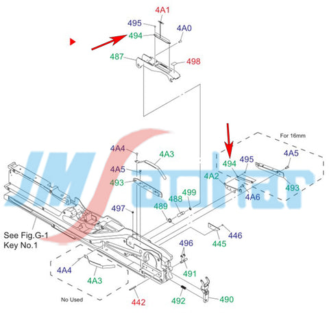 SMT HITACHI GT28080 Feeder 12 16MM  211DD965 6301662695 adjustment sheet