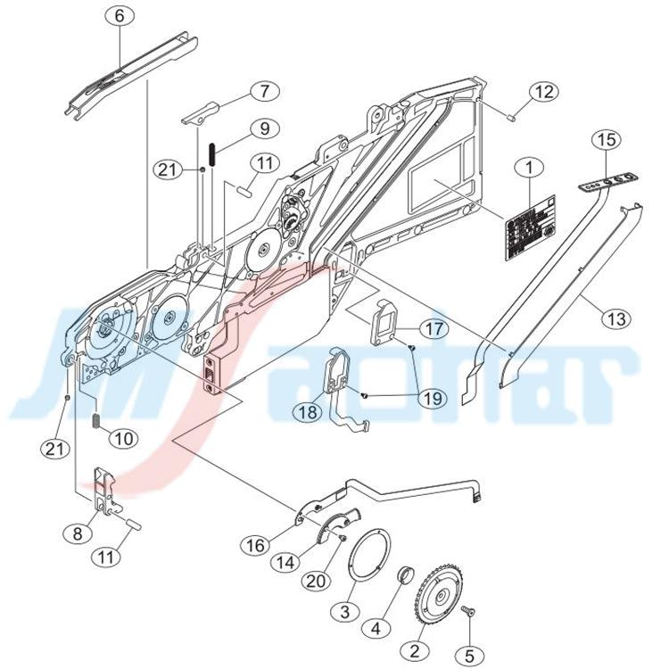 SMT Yamaha Machine Feeder spare parts SSY Electric Feeder Spring ZSY KHJ-MC16E-00 - JM-Merex SMT Spare Parts SuperMarket