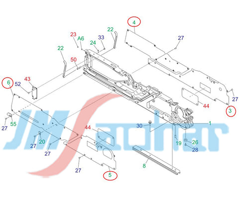 SMT HITACHI F8 G5S G5 GT28080 GXH Feeder 0926B00B KYD-MCN1R-000 COVER(RA)