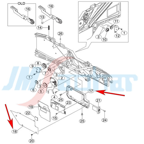 SMT YS24 YAMAHA feeder parts TAPE GUIDE FYS12 8-56MM KHJ-MC1A1-00