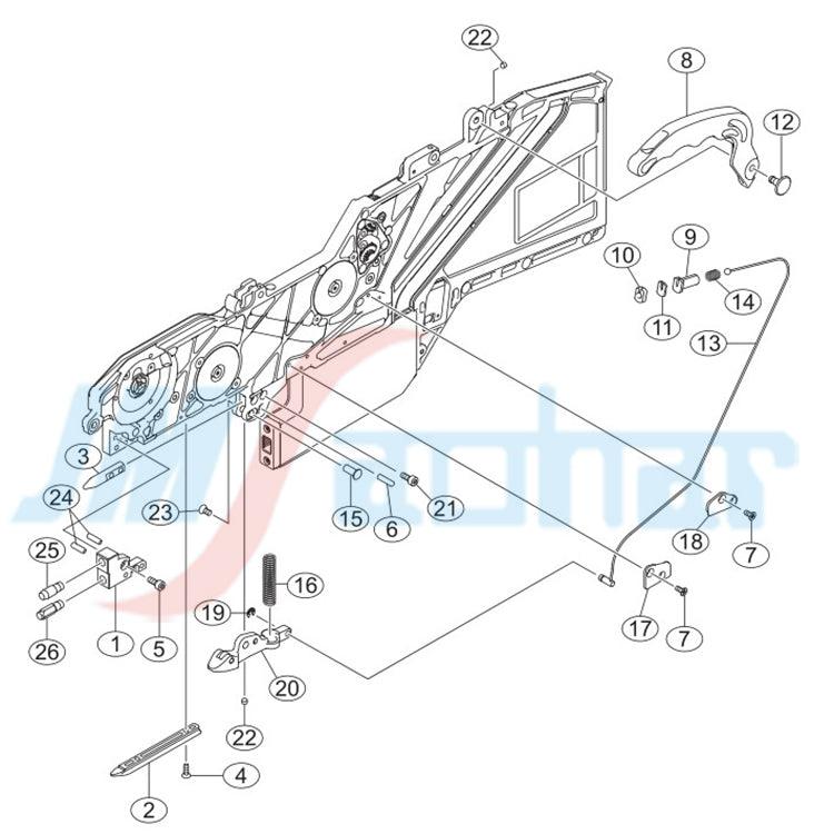 SMT Yamaha Machine Feeder spare parts SSY Electric Feeder Spring ZSY KHJ-MC16E-00 - JM-Merex SMT Spare Parts SuperMarket