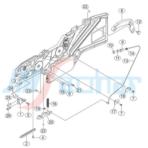 SMT Yamaha Machine Feeder spare parts SSY Electric Feeder Spring ZSY KHJ-MC16E-00 - JM-Merex SMT Spare Parts SuperMarket