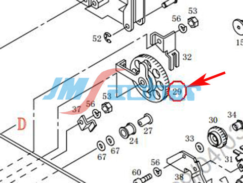 SMT FUJI XP142 XP143 12*12MM Feeder Gear AKJBD6301