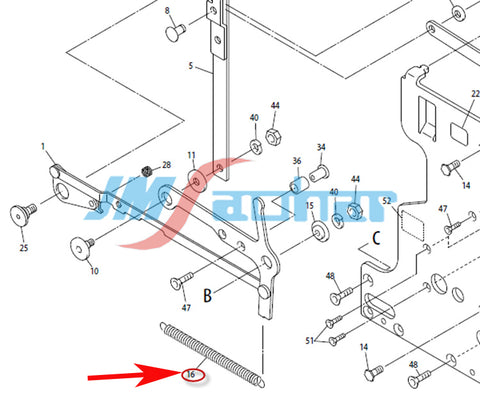 FUJI SMT Feeder Part CP7 Base Spring SPRING WCA0166 WCA0160 WCA0165