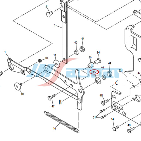 SMT FUJI CP7 Feeder part WCA0451 WCA0450 BUSHING