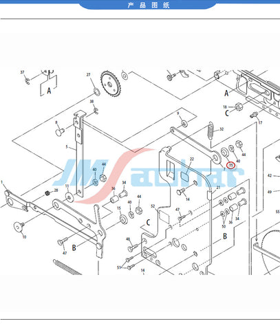 SMT FUJI CP7 Feeder part WCA0451 WCA0450 BUSHING