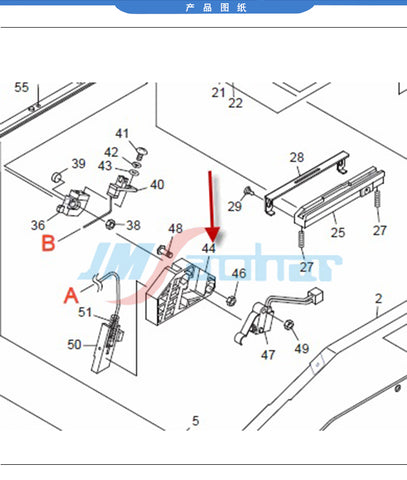 SMT FUJI NXT 8MM Feeder Parts PH00544 PH00542 PH00545 BKT, Clamp