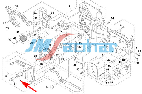 SMT YAMAHA L16MM Feeder KW1-M236V-00X KW1-M326V-000 Taper Roller